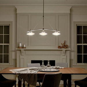 Structures 37" 3-Light Linear Chandelier