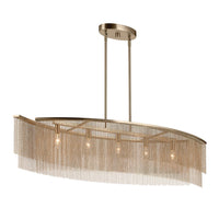Khaite 46.5" 5-Light Linear Chandelier