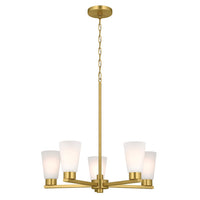 Stamos 24" 5-Light Chandelier