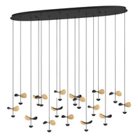 Dracera 61" 17-Light LED Pendant