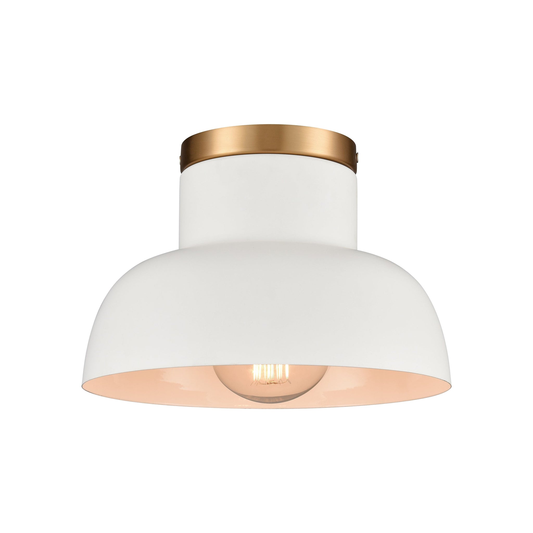 Lewellen 10" Wide 1-Light Semi Flush Mount