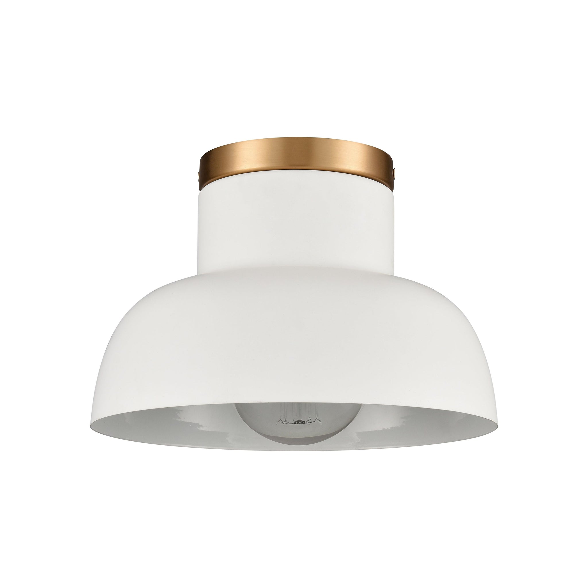 Lewellen 10" Wide 1-Light Semi Flush Mount