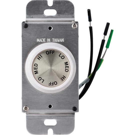3-Speed Rotary Hardwire Wall Control