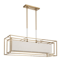 Abbey 42" 5-Light Linear Chandelier