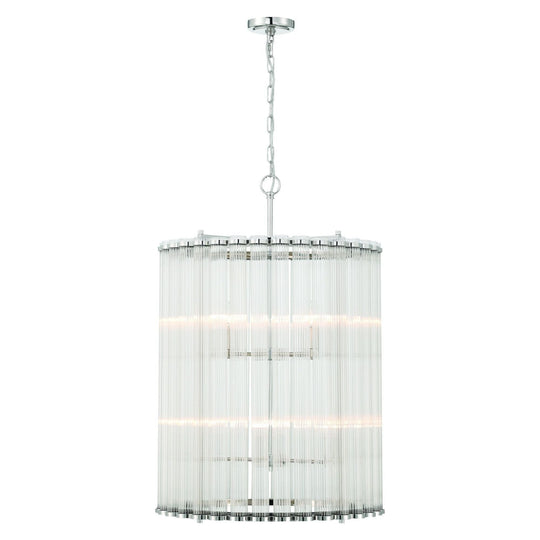 Glasbury 27" 8-Light Chandelier