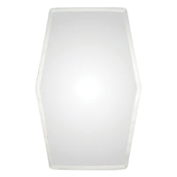 Tel Aviv 36" Tall Hexagon Wall Mirror