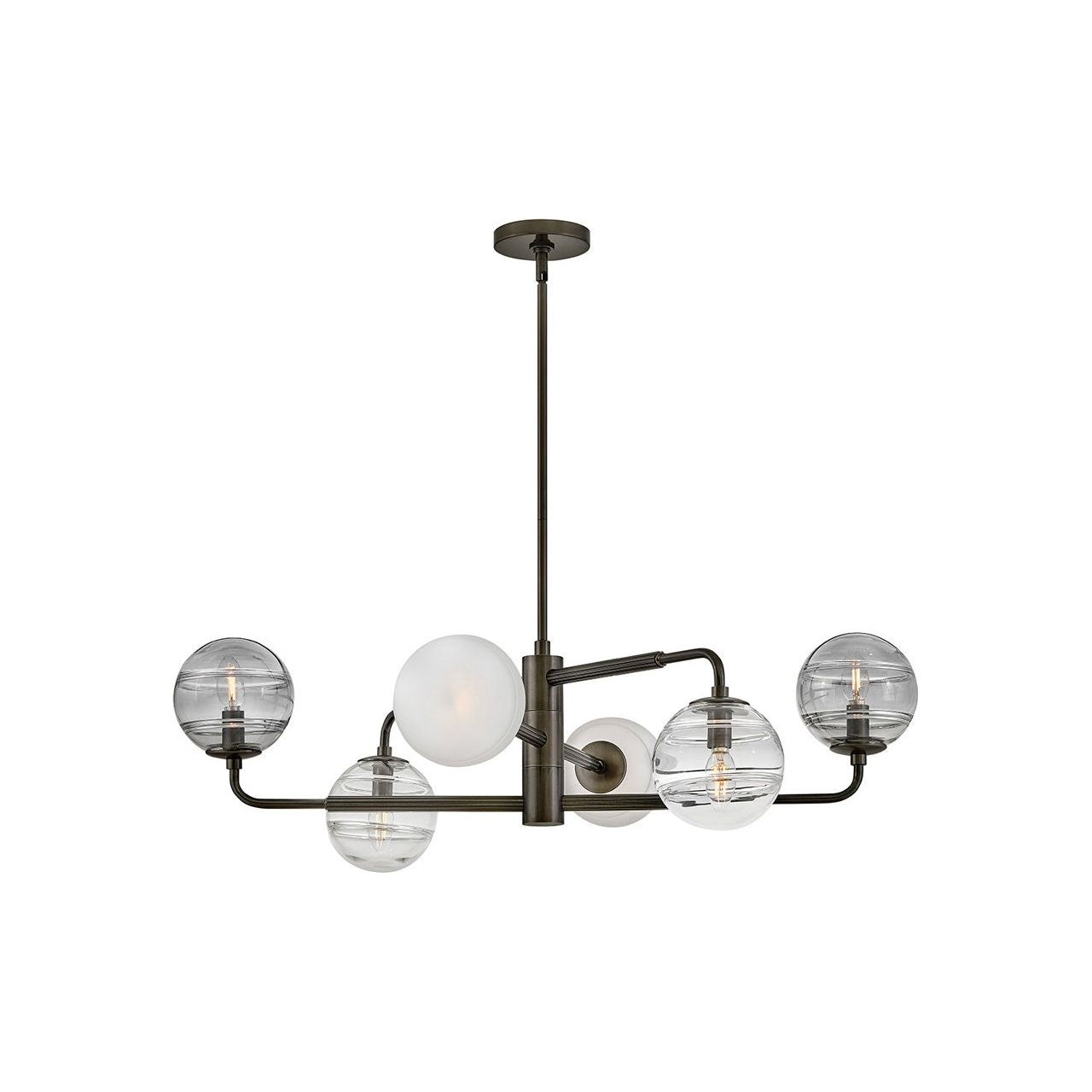 Oberon 6-Light Large Adjustable Chandelier