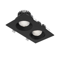 Revolve Double 3.5" Regressed Gimbal Downlight