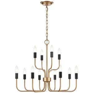 Epping Avenue 24" Wide 12-Light Chandelier