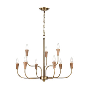 Inga 29" Wide 9-Light Chandelier