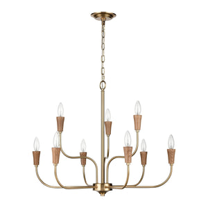 Inga 29" Wide 9-Light Chandelier