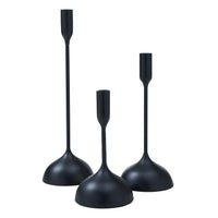 Chambers Indoor Aluminum Tapered Candle Holder (Set of 3)