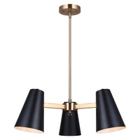 Harken 3-Light Chandelier