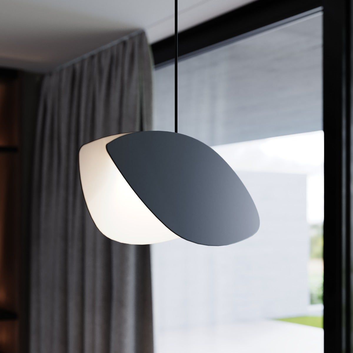 Papillons LED Long Oval Pendant