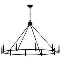 Carrick 54.25" 10-Light Chandelier