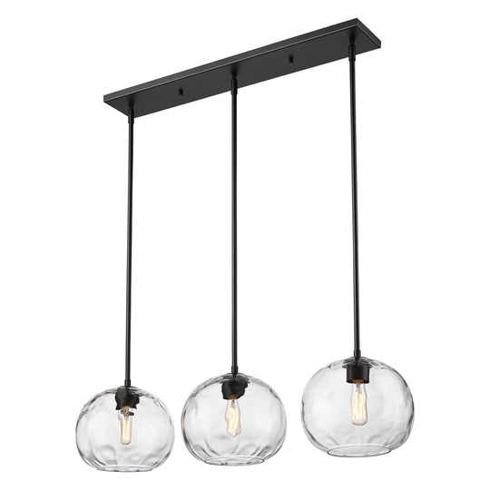Chloe 3-Light Linear Chandelier