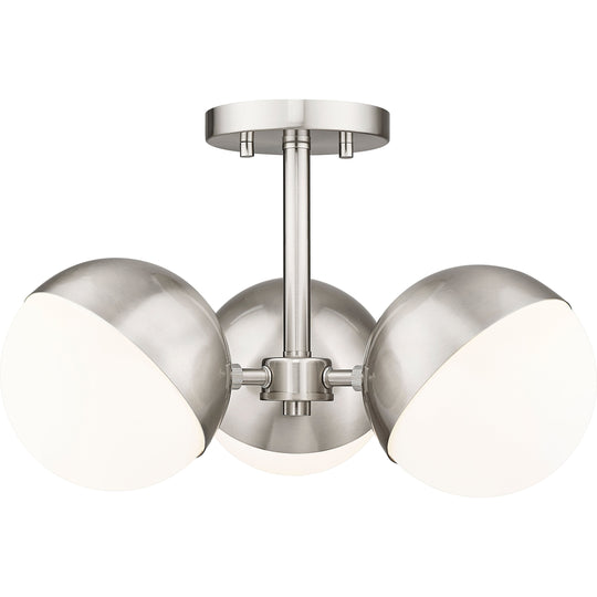 Realm Sphere 3-Light Semi Flush Mount
