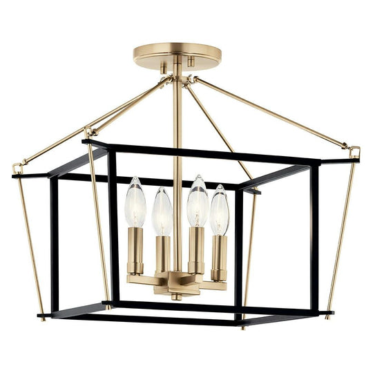 Eisley 14" 4-Light Semi Flush Mount