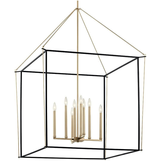 Eisley 50" 8-Light 2-Tier Foyer Pendant
