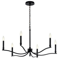 Malene 32" 6-Light Chandelier