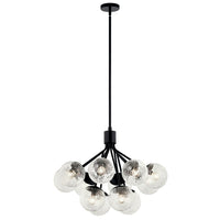 Silvarious 30" 12-Light Convertible Chandelier