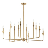 Alvaro 39.75" 12-Light Multi-Tier Chandelier