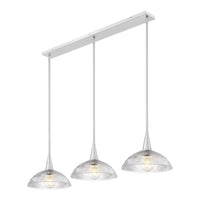Lunelle 3-Light Linear Chandelier