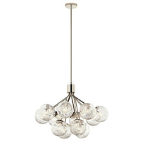 Silvarious 30" 12-Light Convertible Chandelier