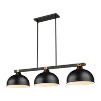 Bronte 3-Light Billiard Light