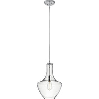 Everly 15.25" 1-Light Bell Pendant