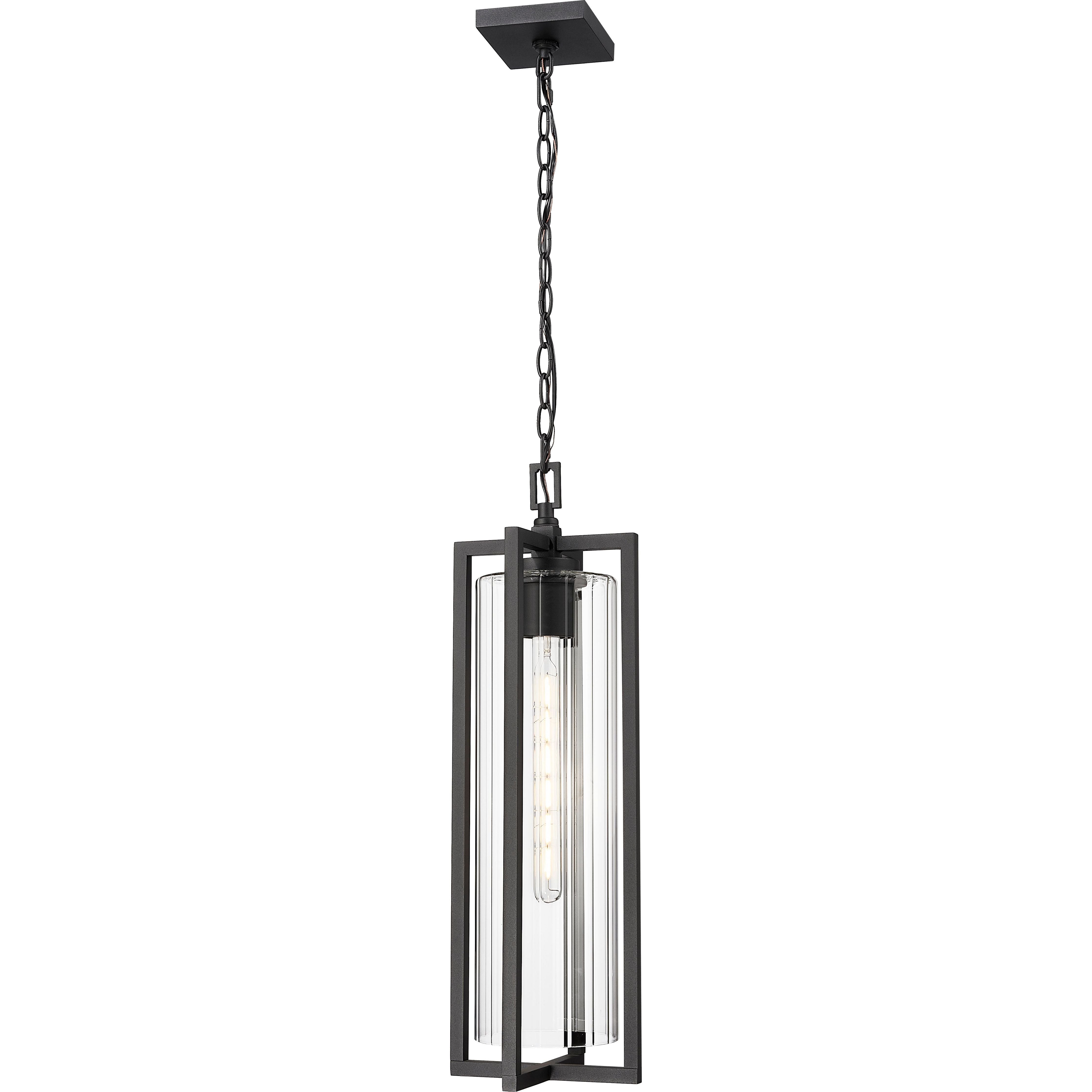 Aura 1-Light Outdoor Chain Mount Ceiling Fixture