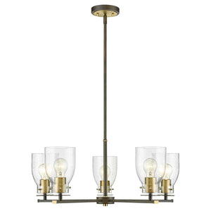 Shelby 28" 5-Light Chandelier