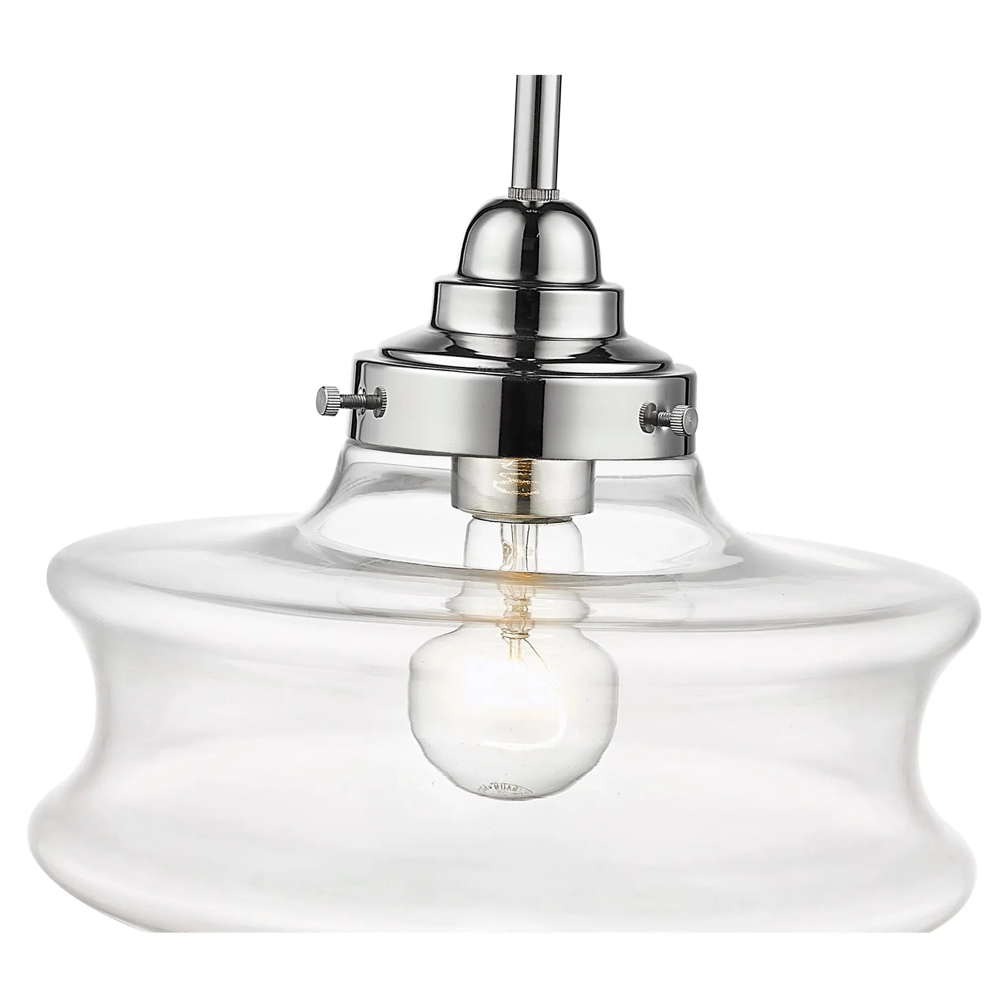 Keal 10" 1-Light Convertible Semi-Flush / Pendant