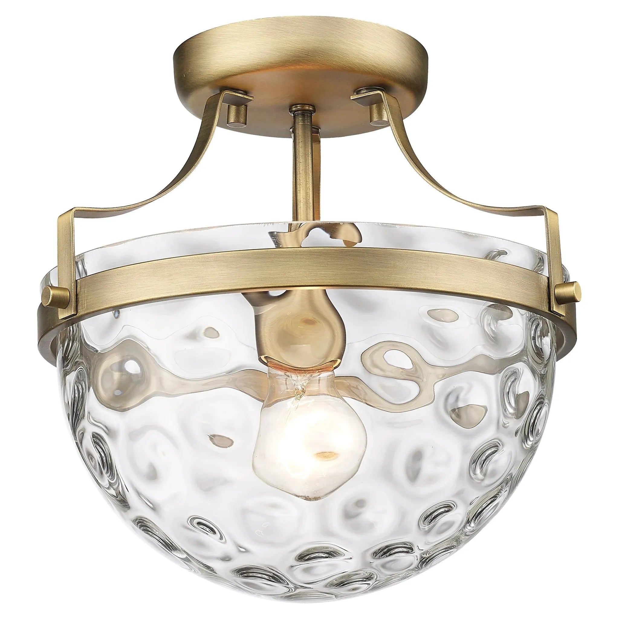 Quinn 10.5" 1-Light Semi-Flush