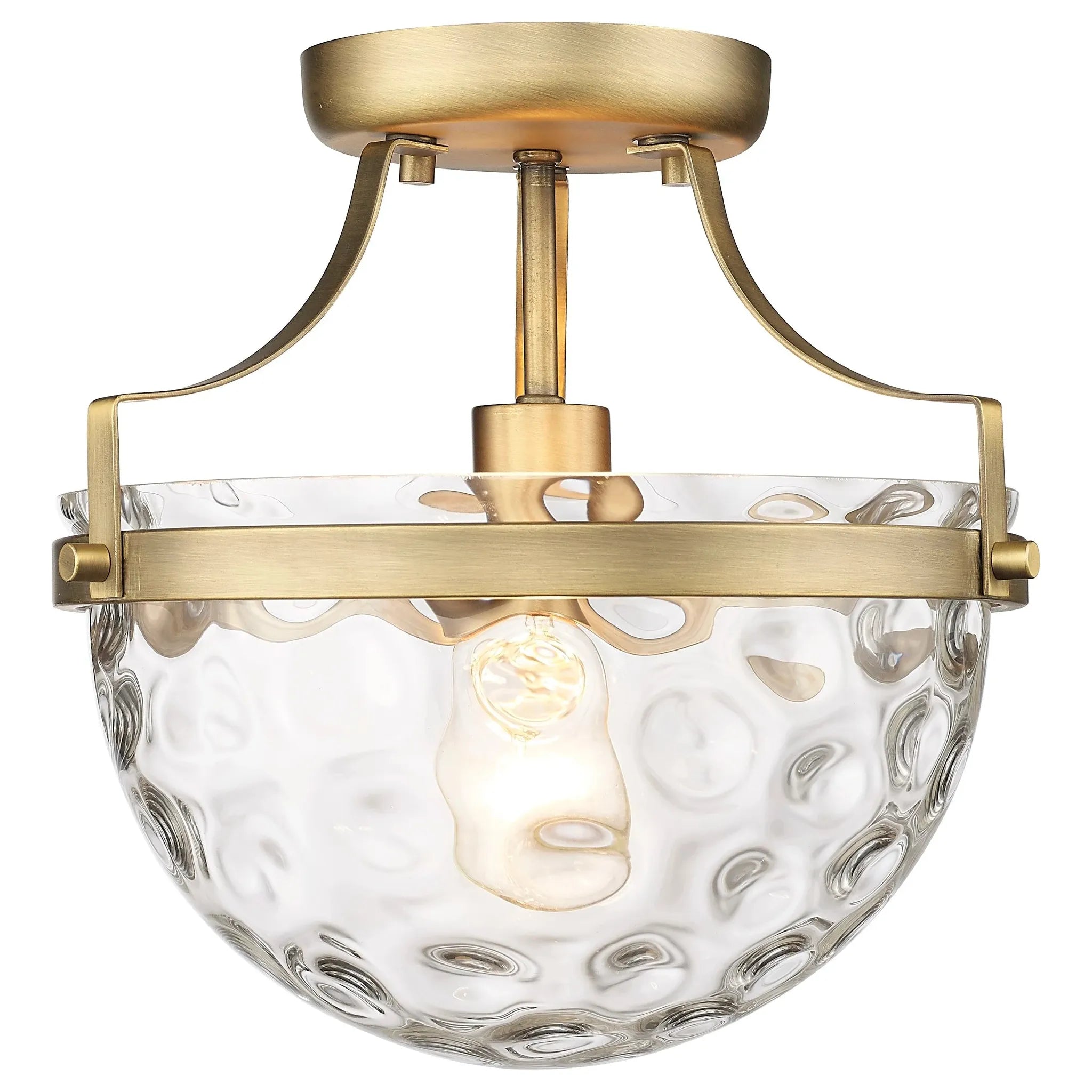 Quinn 10.5" 1-Light Semi-Flush