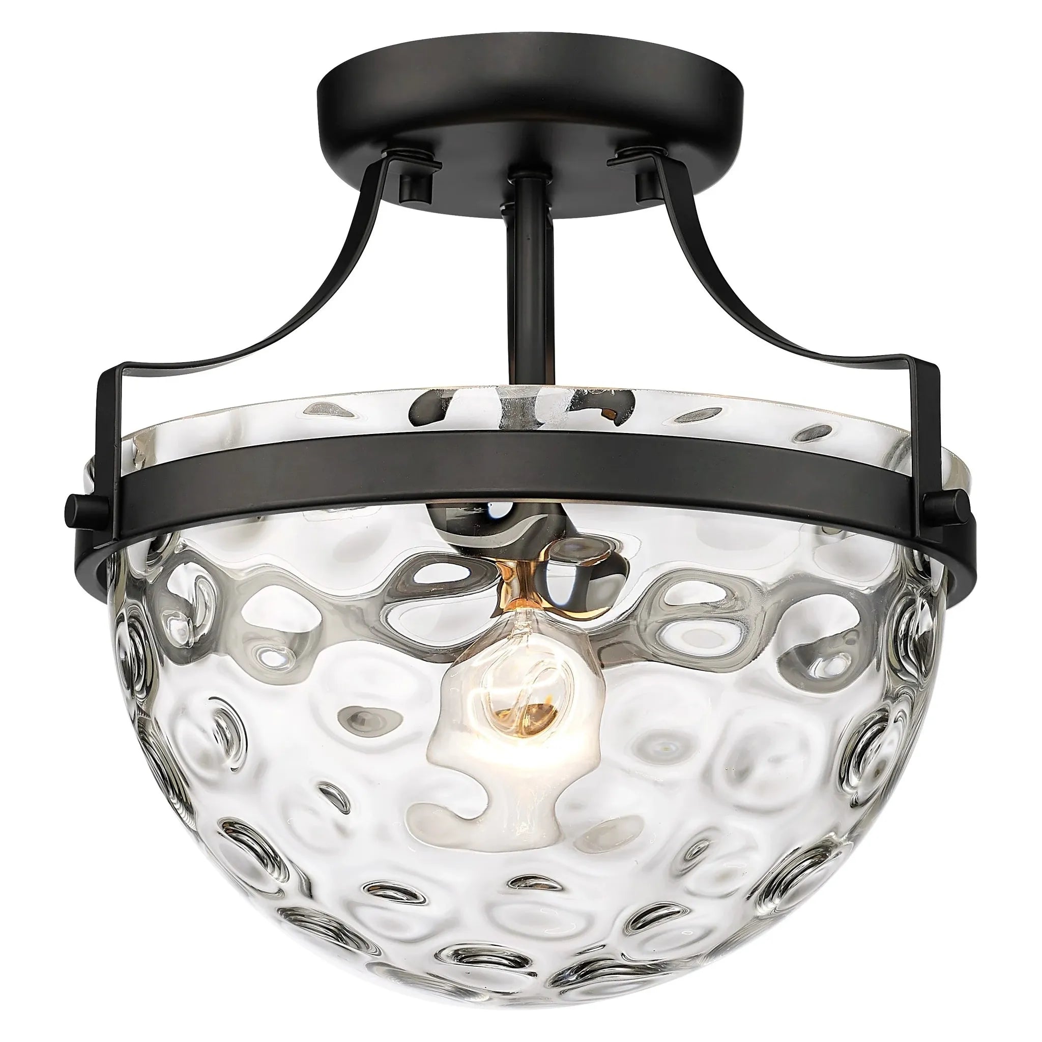 Quinn 10.5" 1-Light Semi-Flush