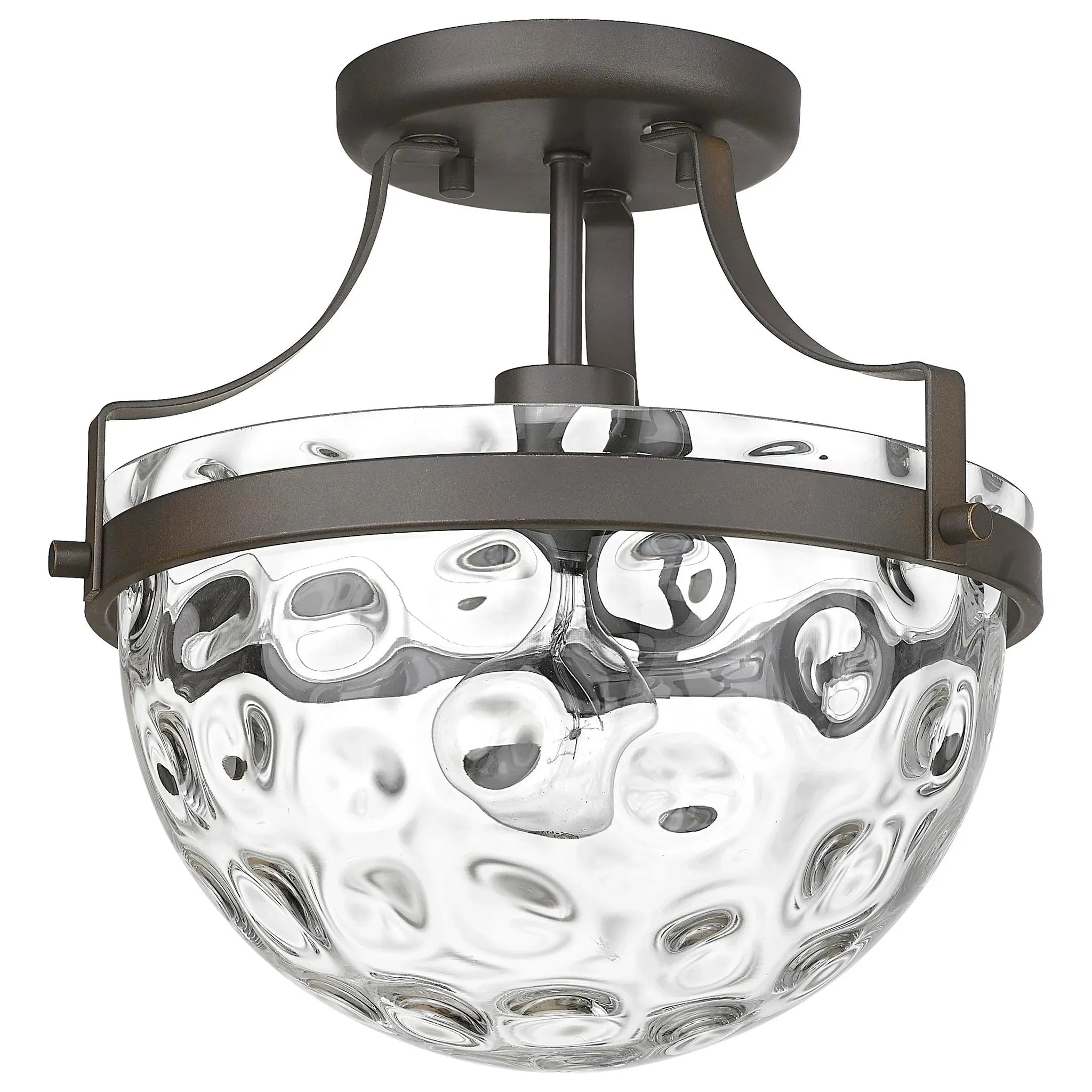 Quinn 10.5" 1-Light Semi-Flush