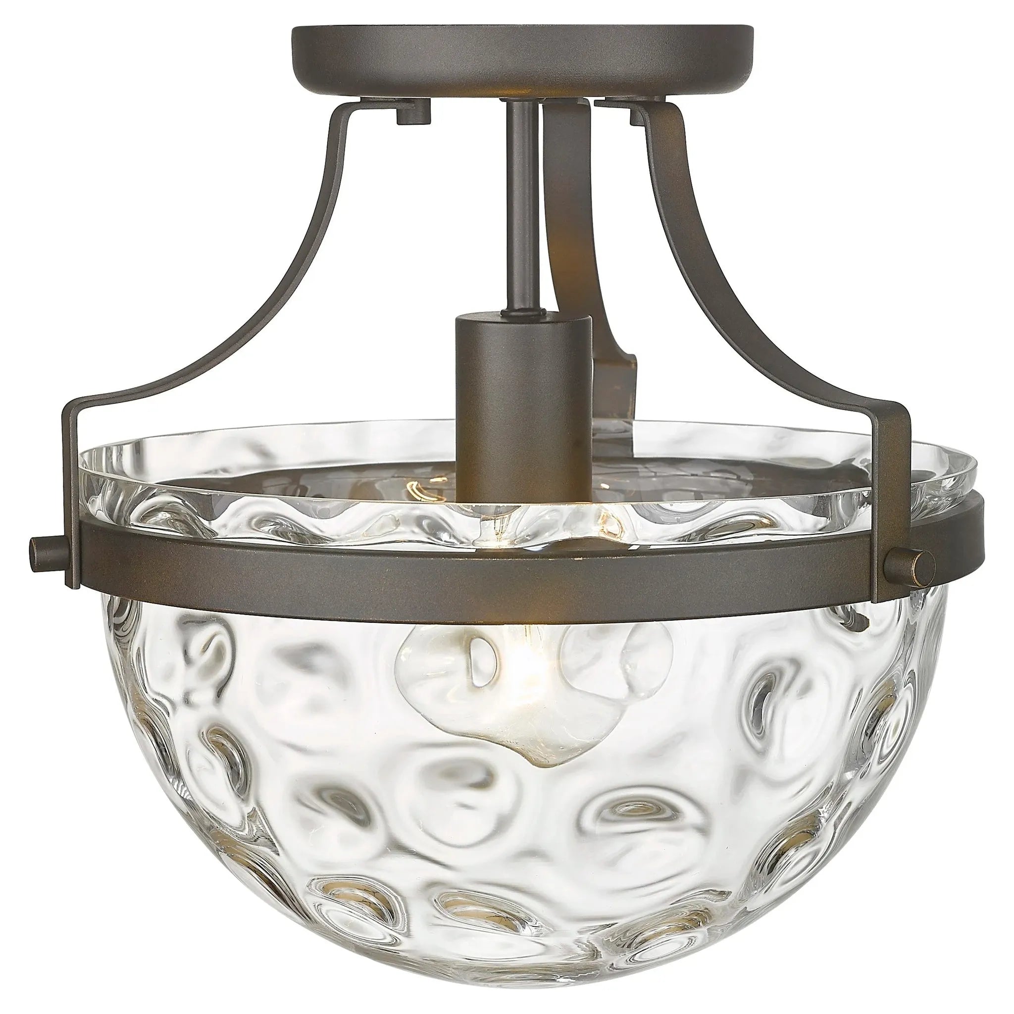 Quinn 10.5" 1-Light Semi-Flush