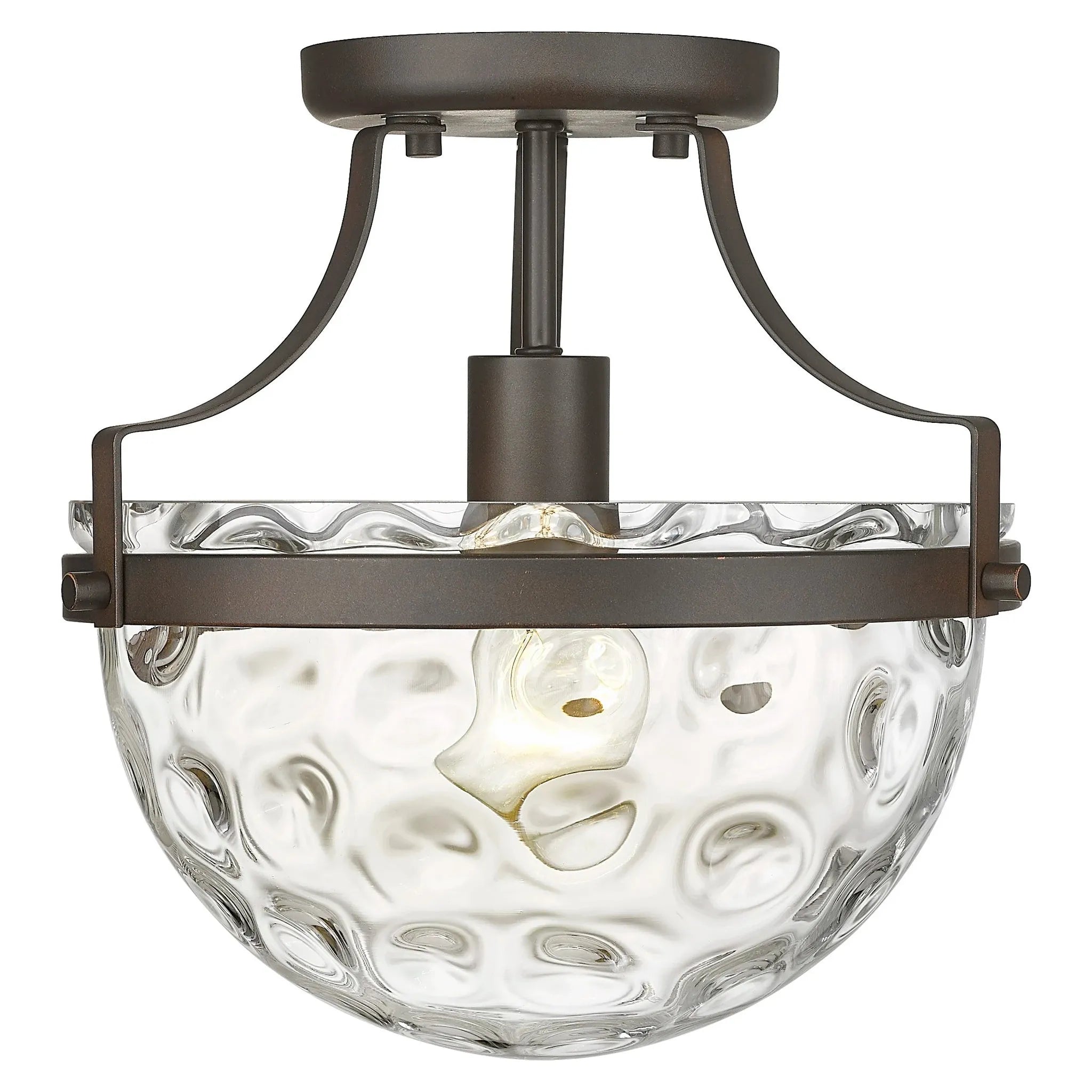 Quinn 10.5" 1-Light Semi-Flush