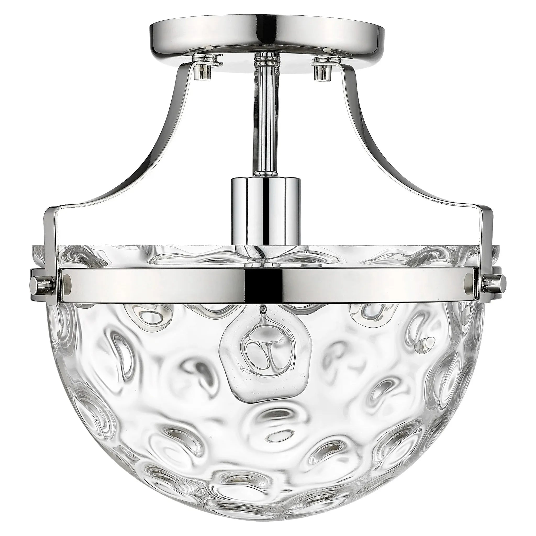 Quinn 10.5" 1-Light Semi-Flush