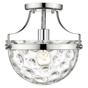 Quinn 10.5" 1-Light Semi-Flush