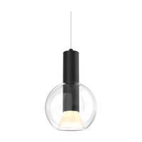 9" 5CCT Blown Glass Pendant