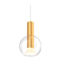 9" 5CCT Blown Glass Pendant