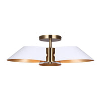 Daxton 3-Light Semi Flush