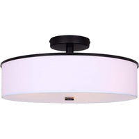 Tristan 3-Light Semi Flush Mount