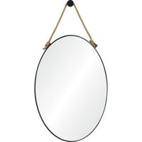 Parbuckle 42" Tall Oval Wall Mirror