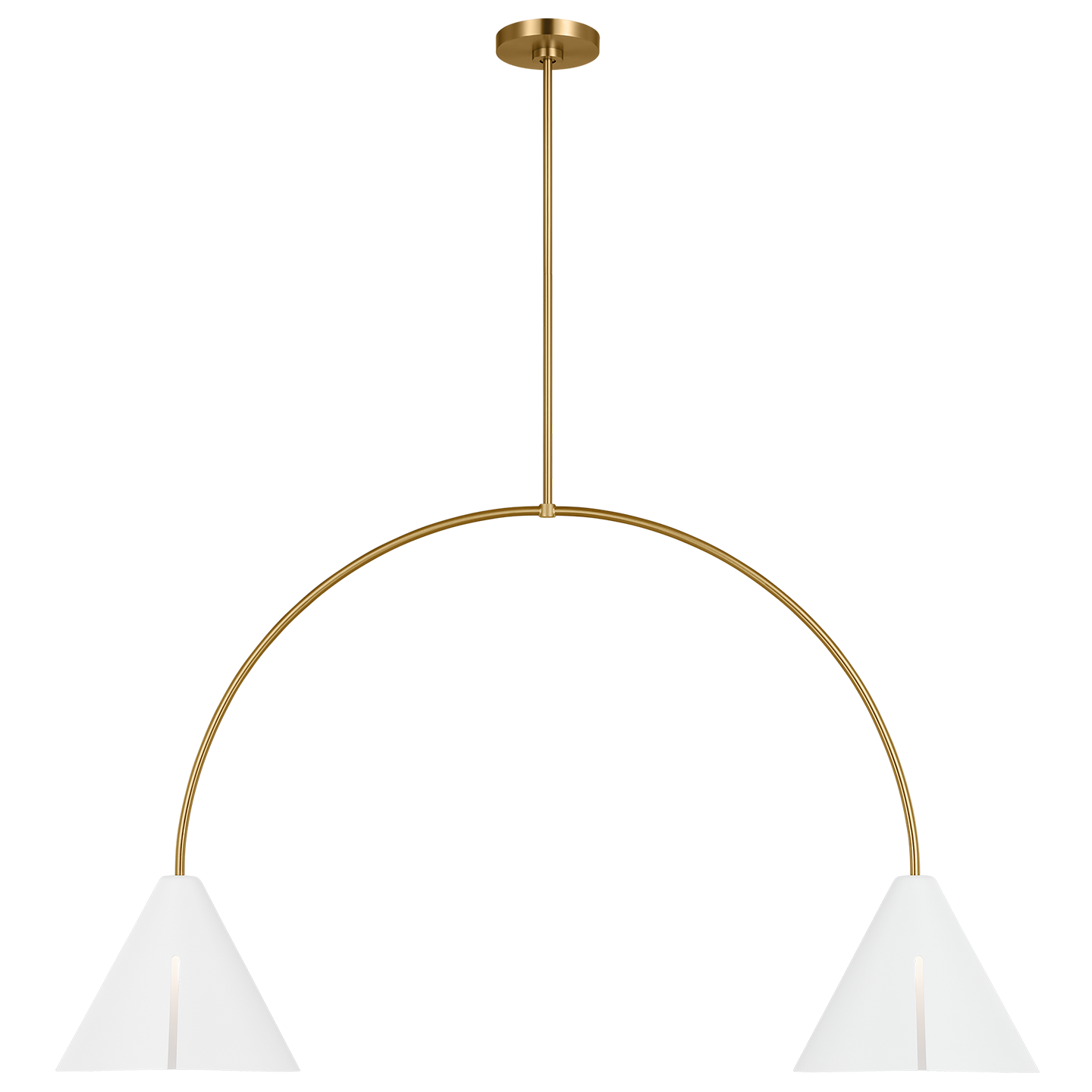 Cambre 2-Lighted Large Linear Chandelier