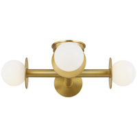 Nodes 4-Light Flush Mount
