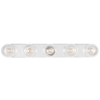 Monroe 5-Light Large Glass Vanity