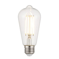 7.5W E26 ST18 2700K Clear Dimmable Bulb